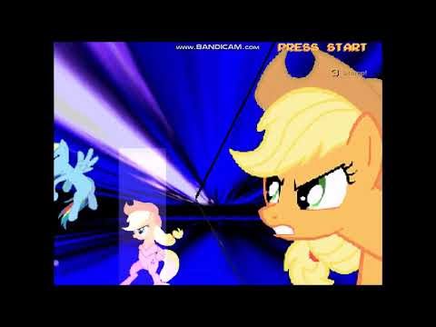 UNIVERSAL STUDIOS BRAWL: RAINBOW DASH VS APPLEJACK