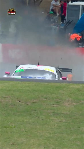 Thankfully James Golding walked away from this, the day is over for Team BRM 🔥 | Bathurst 12 Hour