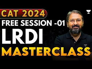LRDI for CAT 2024 - Master Class 1 | Ronak Shah