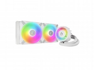 ARCTIC COOLING Liquid Freezer III - 280 A-RGB (White): All-in-One CPU Water Cooler with 280mm radiator and 2x P14 PWM PST A-RGB fan, compatible Intel LGA1700, 1851 and AMD AM4, AM5 - White color - Newegg.com