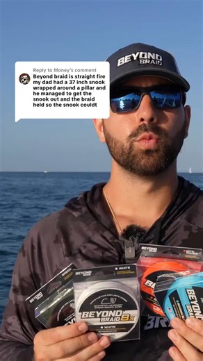 The STRONGEST fishing line on the market — 8-strand braid built to last longer and cast farther. Get yours today. | Beyond Braid | Facebook