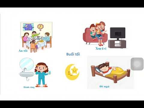 Dạy trẻ nhận biết các buổi trong ngày : “ buổi sáng, trưa, chiều, tối”
