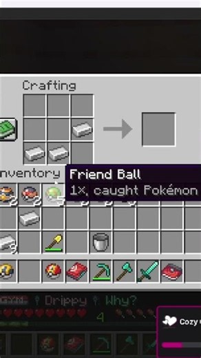 Me crafting shears #cobblemon #minecraft #twitch #cozygaming