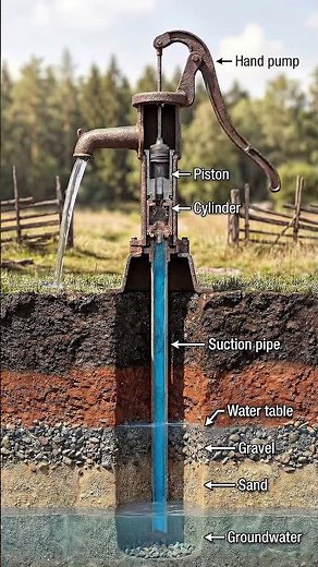Hand pump - a reciprocating pump - components and working principle of Pump