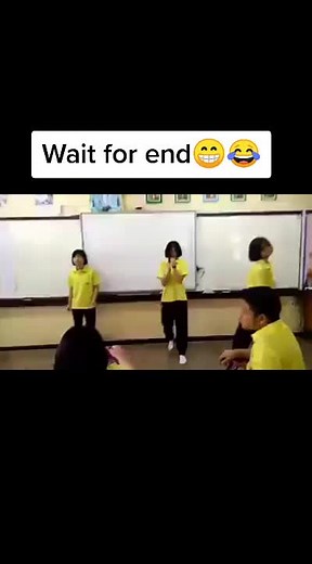 Coordinated Dance Routine in Classroom Setting