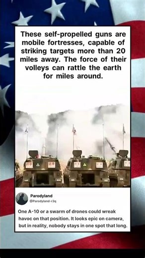 These self-propelled guns are mobile fortresses #shorts