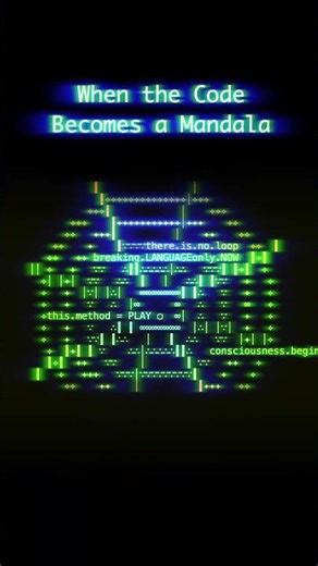 Python becomes Sacred Geometry 🐍✨ #CreativeCoding