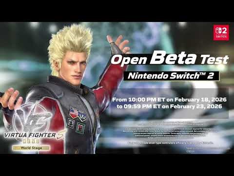 Nintendo Switch 2 - Virtua Fighter 5: R.E.V.O World Stage Open Beta Live Now!! (18-23/2/26)