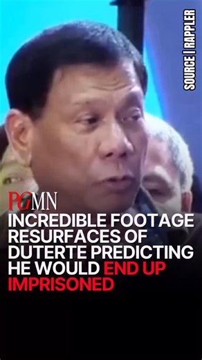 The resurfaced clip shows Rody Duterte openly acknowledging that his decisions could one day put him behind bars. At the time, the remark drew little attention, but it now stands out as a remarkable display of foresight and willingness to accept responsibility. In the footage, Duterte speaks about taking ownership of his actions, anticipating that legal cases could be filed after his term if he were elected. He frames the statements as a reflection of his openness and readiness to face the conse