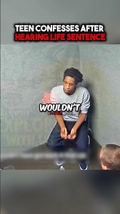 Teen Confesses After Hearing Life Sentence 🤯