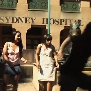 Just get in the pictures and take the nice cameras. | Ross Noble