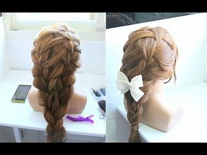 甜美艾莎公主髮型教學 Queen braid tutorial