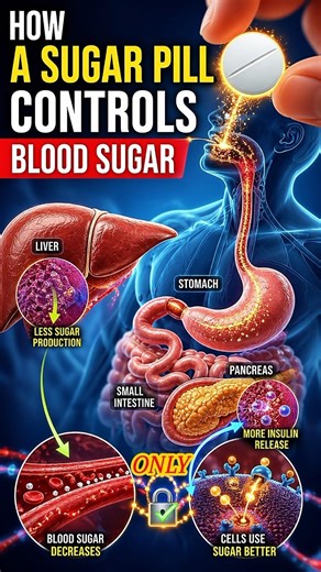 How One Pill Controls Blood Sugar Inside Your Body 💊🔥