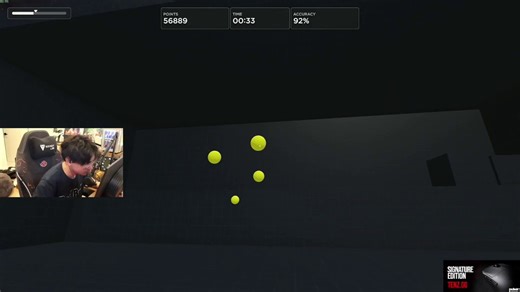 Its not even that good of a score. I genuinly think that if i download aimlabs i could beat this.