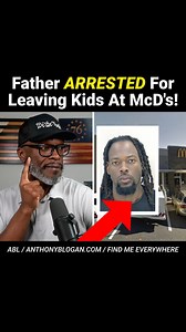 An Augusta, Georgia father was arrested for leaving his children at a local McDonald's during a job interview. The kids are ages 10, 6, and 1. The father, 24-year-old Chris Louis, reportedly left his kids in the play area around 4:30pm. The mother of the children arrived at about 6:18pm to retrieve them. . . . #mcdonalds #father #georgia #atlanta #georgia #kids #babysitter #unsupervised #crime #news #childcare #poverty | Anthony Brian Logan - ABL