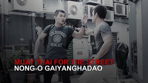 WATCH: Multiple-time Muay Thai World Champion Nong-O Gaiyanghadao from the EVOLVE Fight Team demonstrates how to use Muay Thai for self-defense on the street! https://www.evolve-mma.com | Evolve MMA