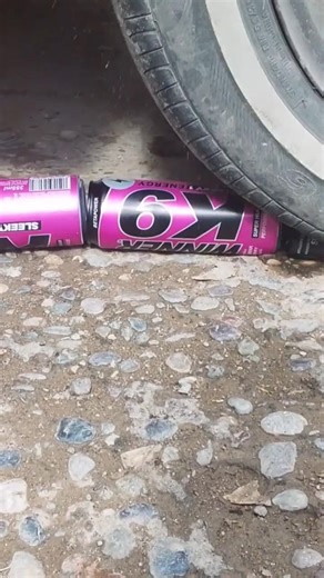 🚗Stepping on things in a car