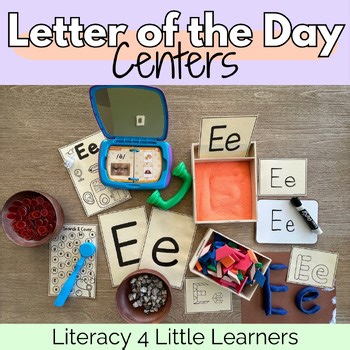 Letter of the Day Alphabet Centers Fine Motor Activities PreK & Kindergarten