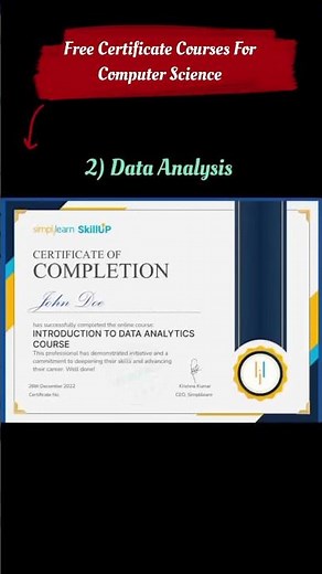 5 FREE Certificates That Get You Hired Fast 🚀 #ComputerScience #CareerBoost