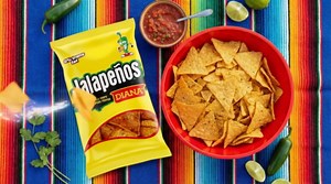Diana Corn Chips, Hot Picante BBQ Flavor, 4.05 Oz