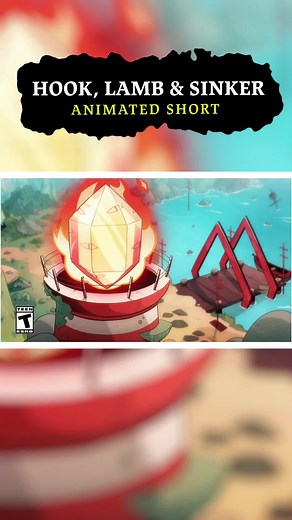 HOOK, LAMB & SINKER - Cult of the Lamb Animated short #cultofthelamb #cultofthelambanimaton
