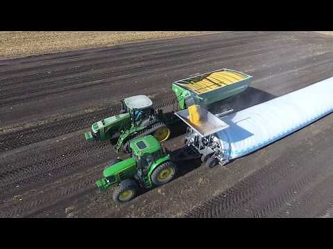 2017 Grain Bagging Drone video