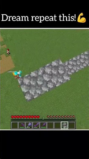 hey Dream can you repeat this? #minecraft #skills