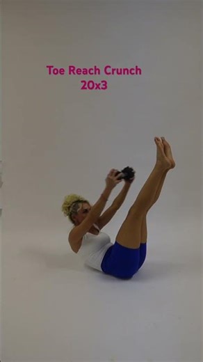 🔥 Toe Reach Crunch |10s Ab Burner #shorts #youtubeshorts #absworkout