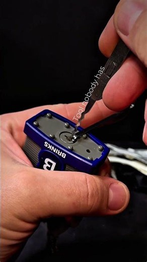 New BRINKS popped with a tool nobody has #lockpicking #covertinstruments #security #brinks