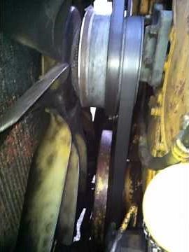 C15 engine, serpertine belt removal and install