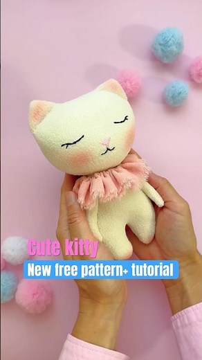FREE Kitten Pattern 🐱 | FREE Sewing Tutorial