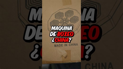 ¿Maquina de boxeo china?