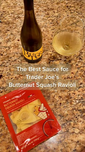 THE PERFECT SAUCE FOR BUTTERNUT SQUASH RAVIOLI 😝Recipe: Brown Butter Sage Sauce @The Spruce #easyrecipe #recipesoftiktok #traderjoes #yummy