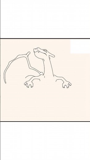 Tutorial para dibujar a Charizard