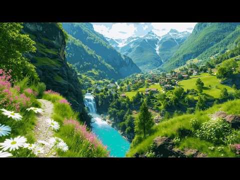 🌅 Relaxing Flute Music | Nature Sounds & Golden Sunset Views for Deep Relaxation