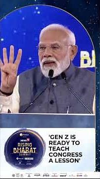“Gen Z Is Ready to Teach Congress a Lesson” | Modi's Attack | Rising Bharat Summit 2026 | N18S