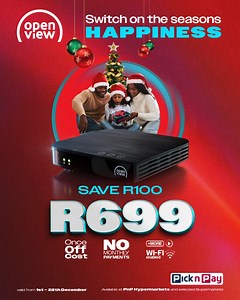 119 reactions · 16 comments | Switch on the season’s happiness! ✨ From holiday movies to cartoons for the kids, keep everyone smiling long after the December holidays. Grab Openview on special at Pick n Pay Hypermarkets & selected Supermarkets. | Openview | Facebook