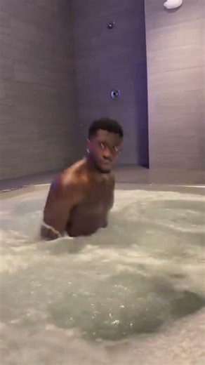 Kid Tries Ice Bath After Jacuzzi… Hilarious Reaction! ❄️😂