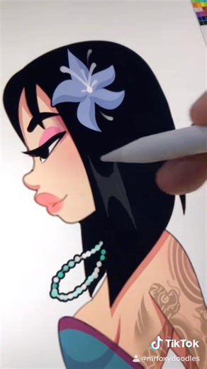 Mulan mermaid drawing #myart #art #artwork #artist #digitalart