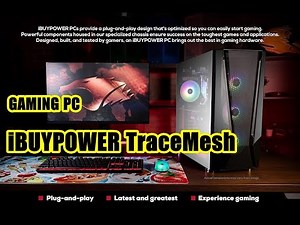 iBUYPOWER TraceMesh Gaming PC Computer Desktop TMI7N46T01