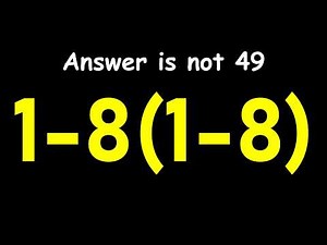 Can You Solve This Simple Math Problem?