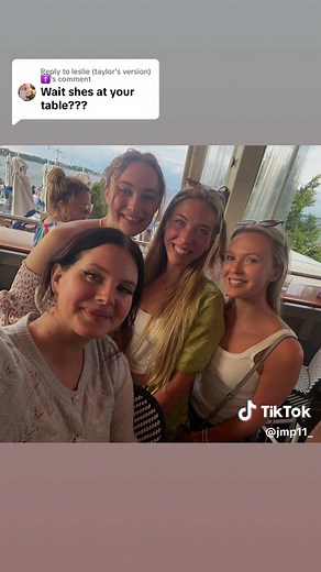 Replying to @leslie (taylor’s version) ✝️ Just casually sat down at the bar right next to us. Drinking mojitos and eating charcuterie. She’s just like me fr 🥲 @Lana Del Rey #castlehillnewport #castlehillinn #lanadelrey #lanatok