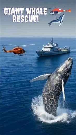 🚨 Giant Whale Rescue: Covered in Barnacles, Set Free! 🐋💙#motherhood
