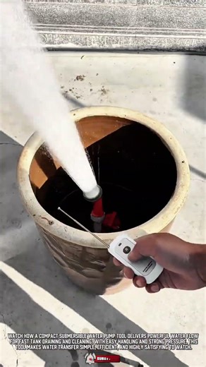 Powerful Flowing Tool: Submersible Water Pump for Tank Draining and Cleaning
