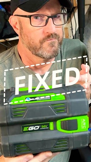 Dead EGO Battery Alive Again #ego #fixed