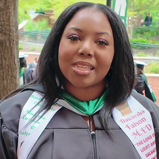 UNC Charlotte Graduate Dawnesha F.