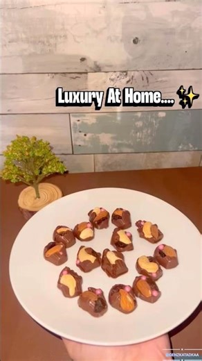 “Dry Fruit Chocolate That Feels Premium ✨” #chocolate #chocolaterecipe #dryfruits #quickdessert