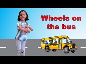 Wheels on the Bus Rhyme with Action | English Nursery Poem for kids