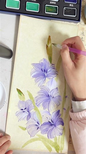 Complete Zero-Bone Painting of Gladiolus: Full Tutorial for Beginners