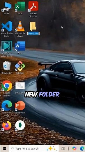 Windows SECRET Shortcut to Create New Folder! 😳🔥 #shorts #newfolder #viralshort